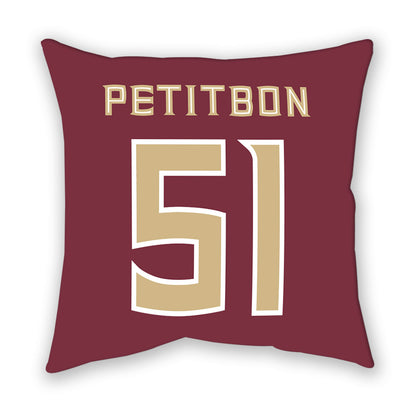 FSU - NCAA Football : Luke Petitbon - Pillow-1
