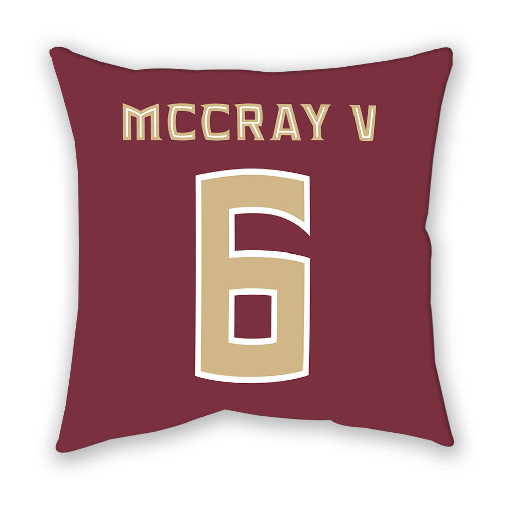 FSU - NCAA Men's Basketball : Robert McCray V - Pillow-1