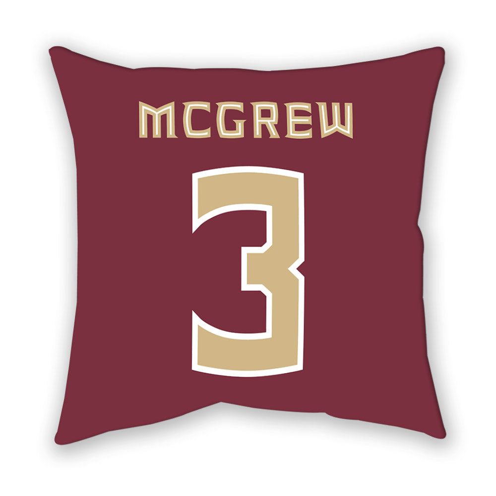 FSU - NCAA Women's Soccer : Jaida McGrew - Pillow-1