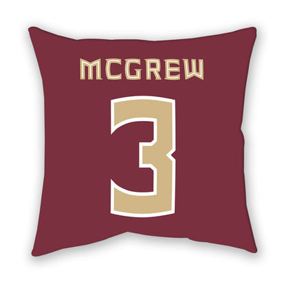 FSU - NCAA Women's Soccer : Jaida McGrew - Pillow-1