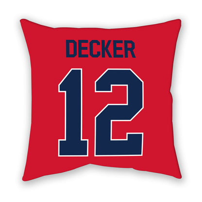 Ole Miss - NCAA Baseball : Dominic Decker - Pillow-1