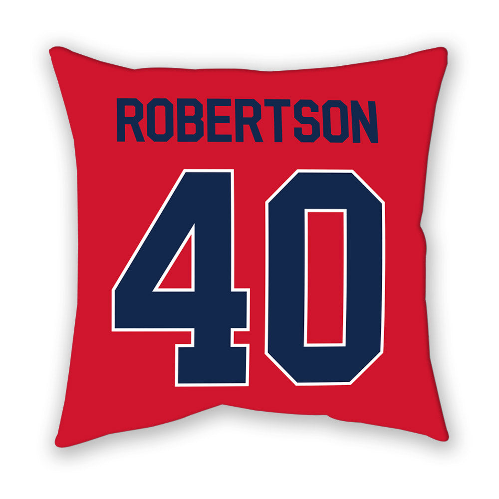 Ole Miss - NCAA Baseball : Jon Paul Robertson - Pillow-1