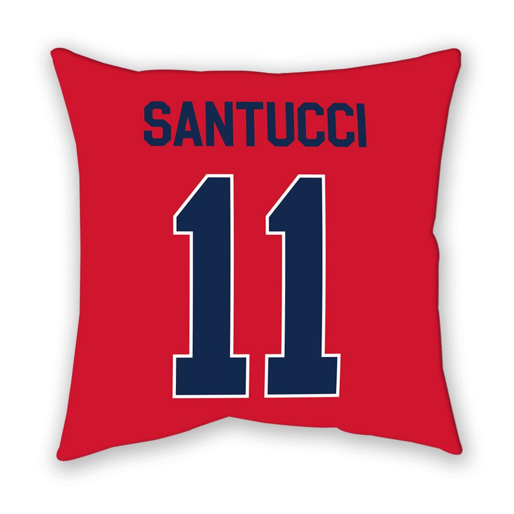 Ole Miss - NCAA Women's Soccer : Sara Santucci - Pillow-1