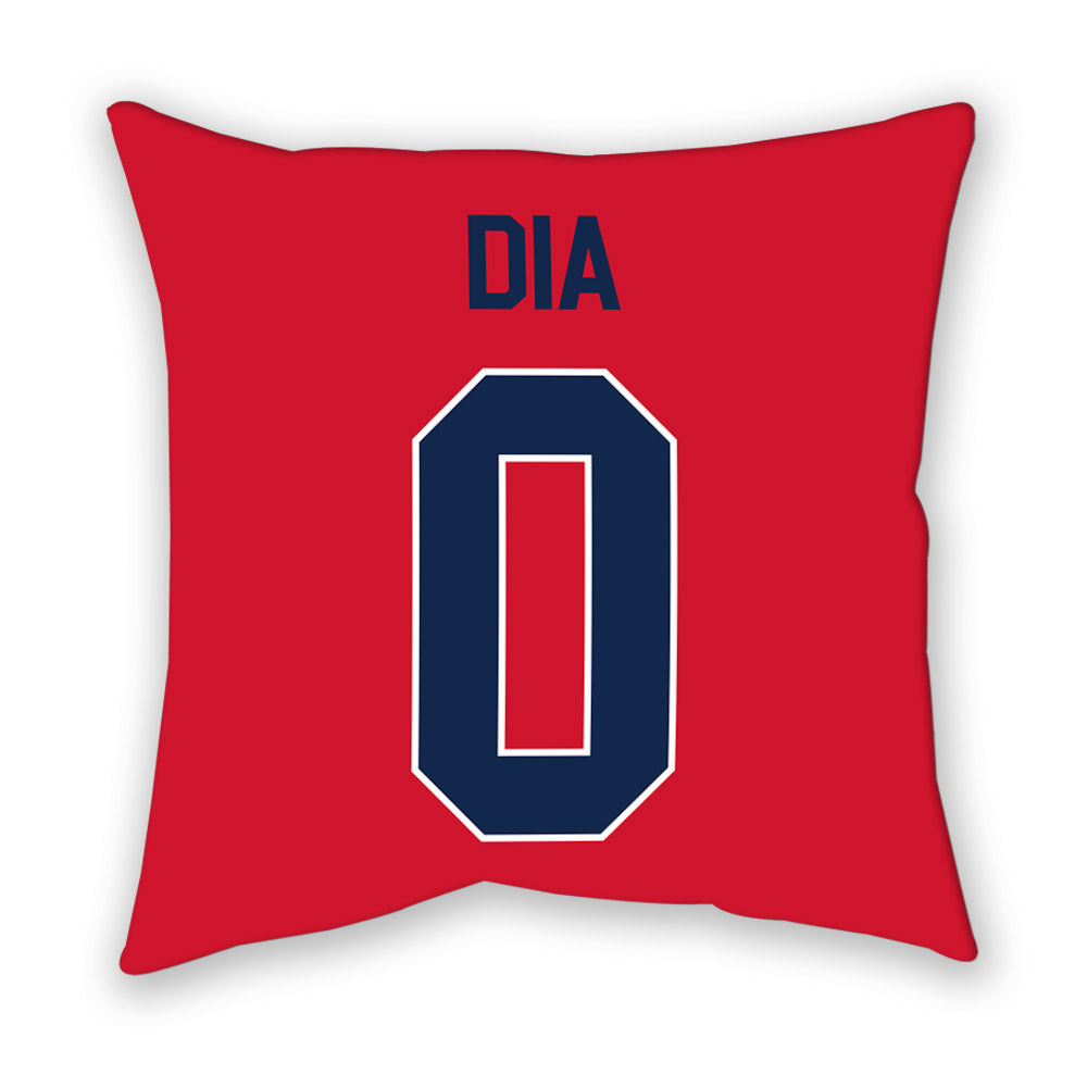Ole Miss - NCAA Men's Basketball : Malik Dia - Pillow-1