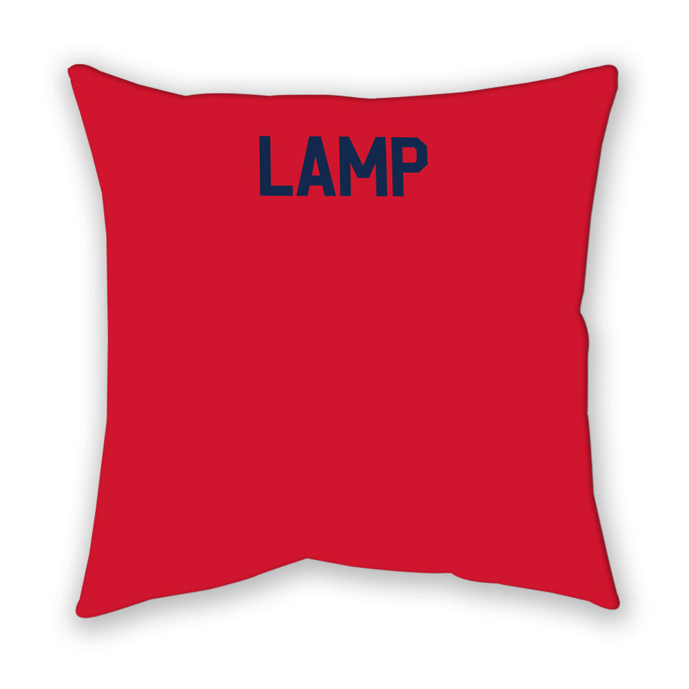 Ole Miss - NCAA Men's Track & Field : Donald Lamp - Pillow-1