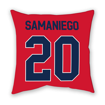 Ole Miss - NCAA Women's Volleyball : Vivianna Samaniego - Pillow-1