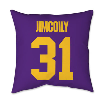 LSU - NCAA Football : CJ Jimcoily - Graphic Pillow 16x16-1