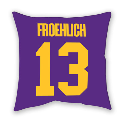 LSU - NCAA Women's Volleyball : AC Froehlich - Graphic Pillow-1