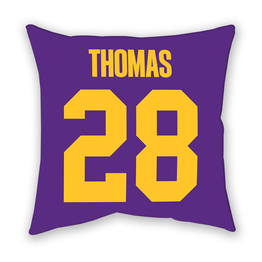 LSU - NCAA Football : Jhase Thomas - Graphic Pillow-1