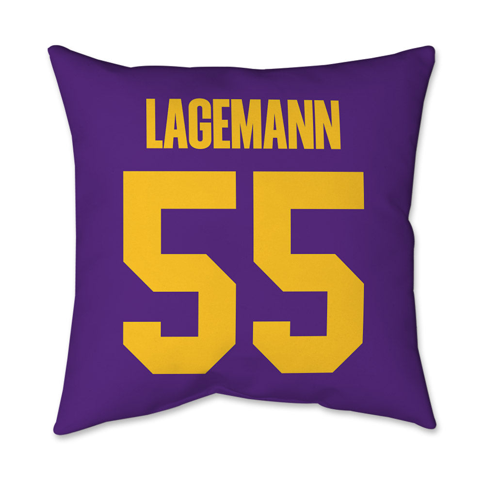 LSU - NCAA Beach Volleyball : Isabella Lagemann - Graphic Pillow 16x16-1
