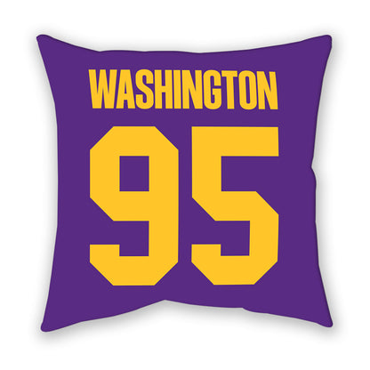 LSU - NCAA Football : Shone Washington - Graphic Pillow-1