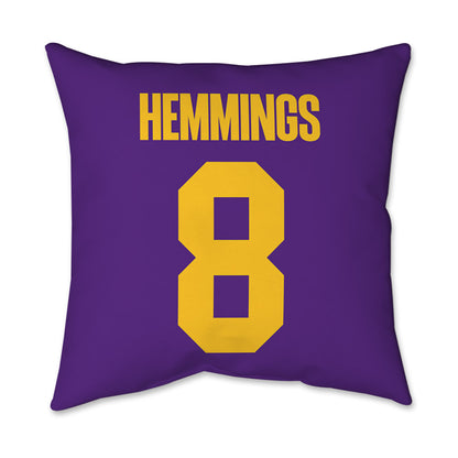 LSU - NCAA Women's Volleyball : Ella Hemmings - Graphic Pillow 16x16-1