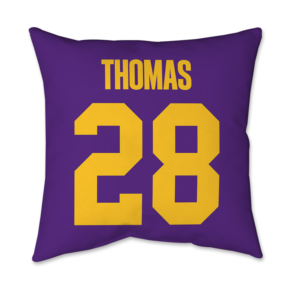 LSU - NCAA Football : Jhase Thomas - Graphic Pillow 16x16-1