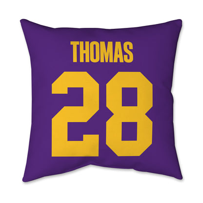 LSU - NCAA Football : Jhase Thomas - Graphic Pillow 16x16-1
