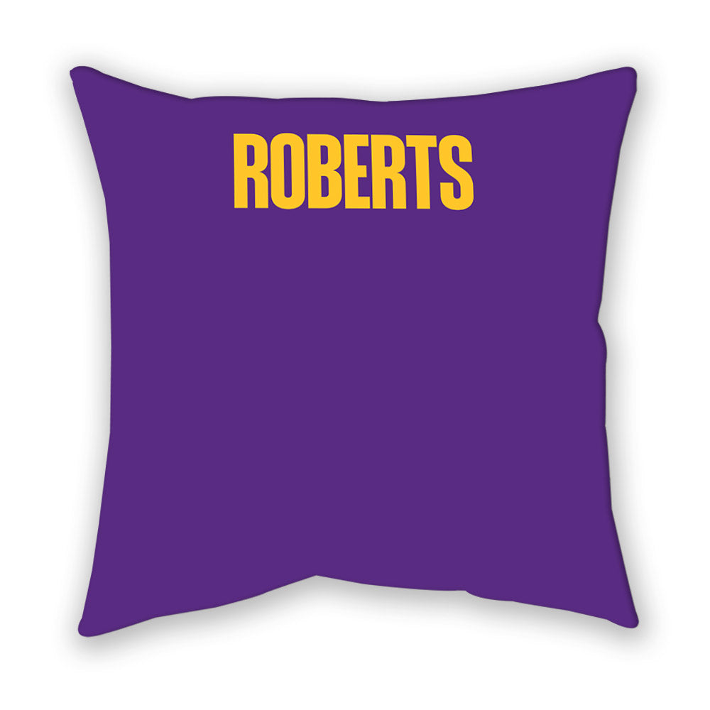 LSU - NCAA Women's Gymnastics : Victoria Roberts - Graphic Pillow-1