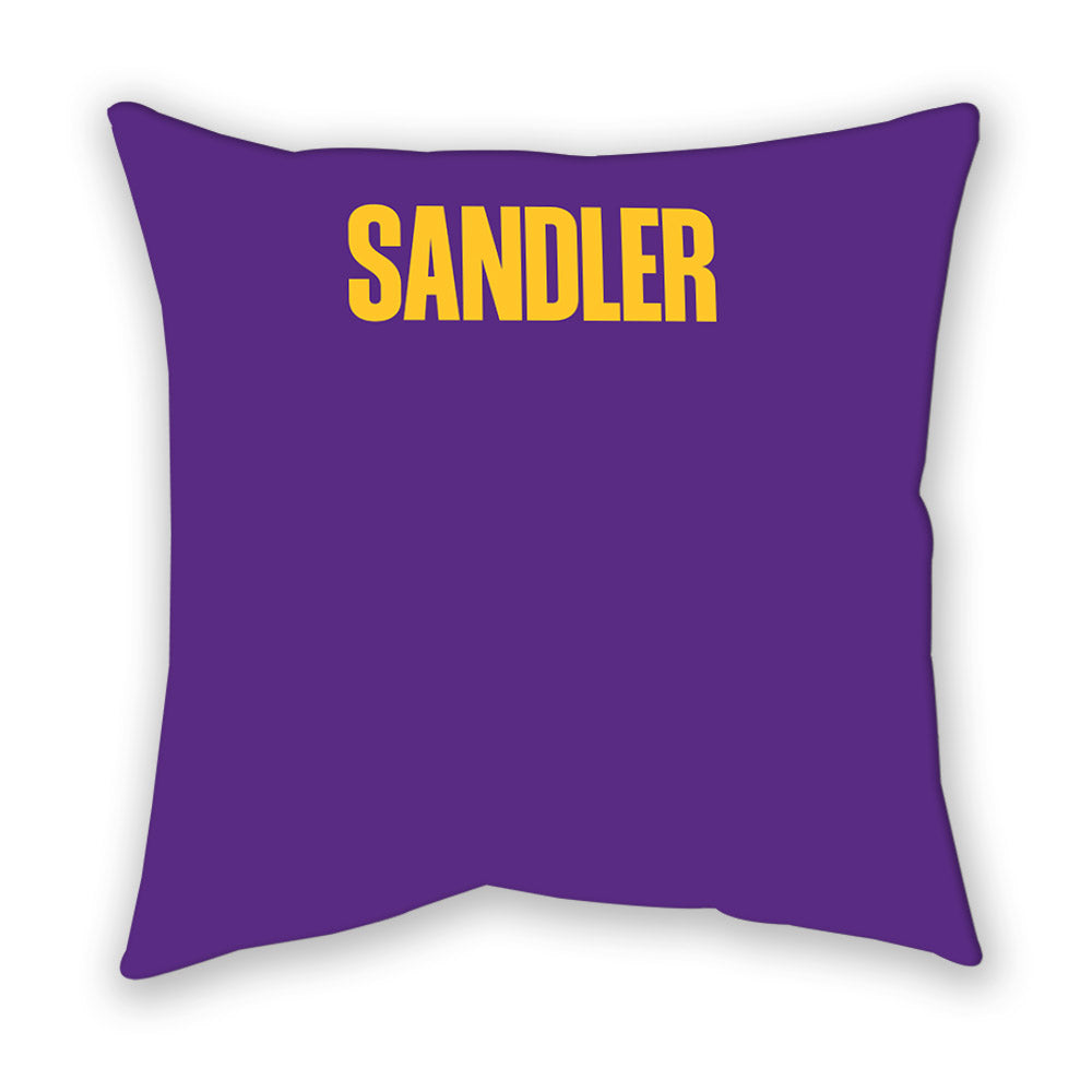 LSU - NCAA Men's Track & Field : Trenton Sandler - Graphic Pillow-1