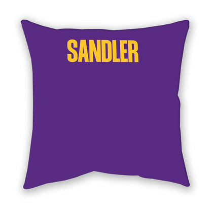 LSU - NCAA Men's Track & Field : Trenton Sandler - Graphic Pillow-1