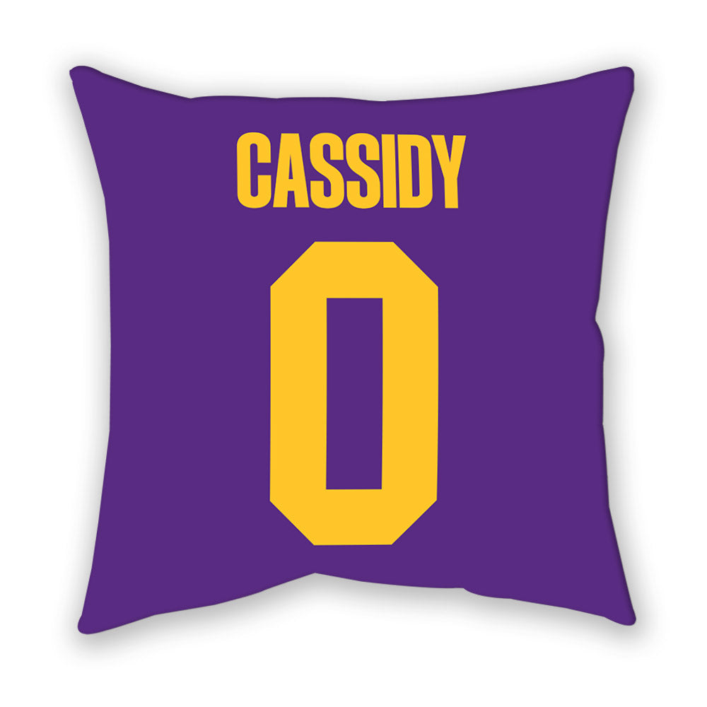 LSU - NCAA Women's Volleyball : Laurel Cassidy - Graphic Pillow-1