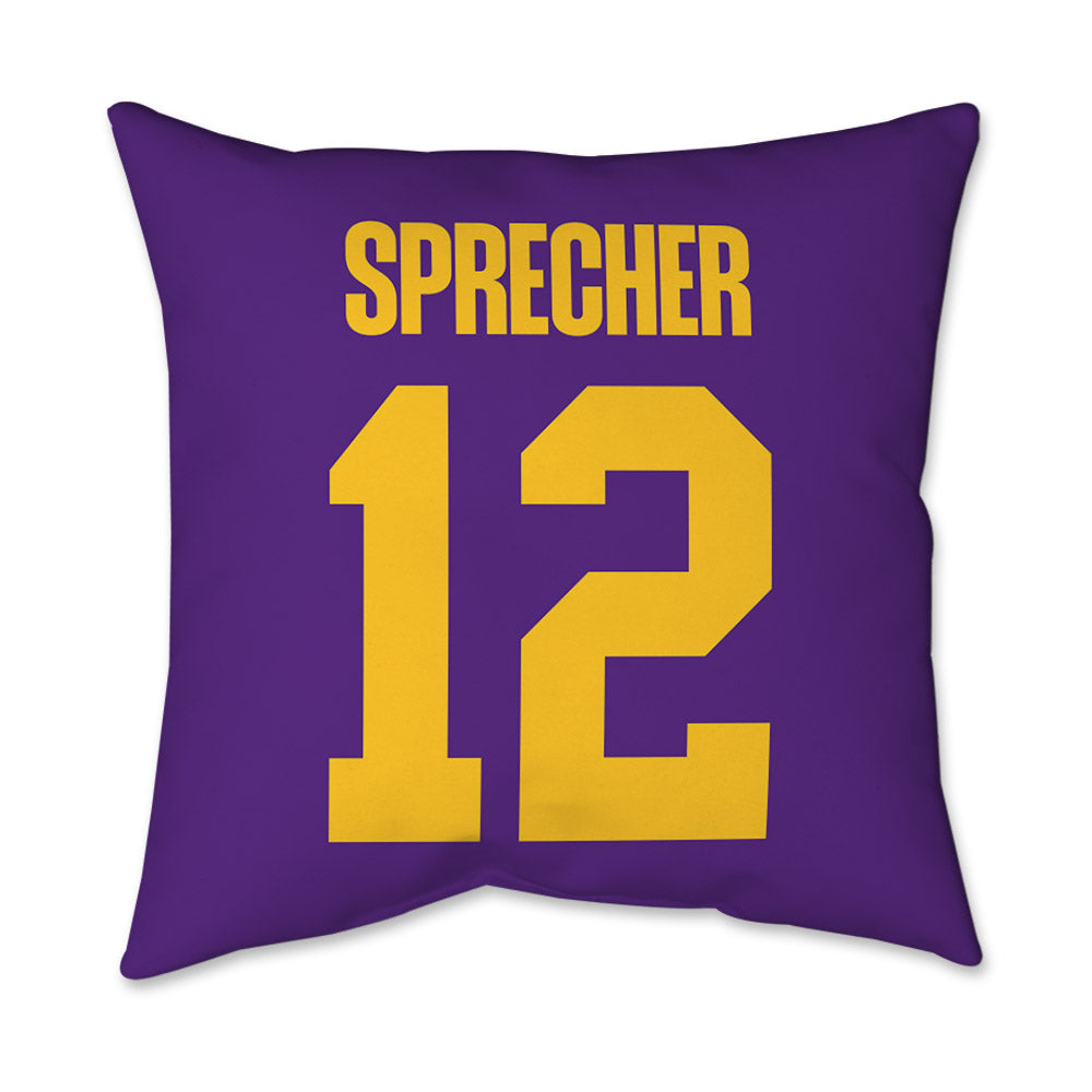 LSU - NCAA Beach Volleyball : Julia Sprecher - Graphic Pillow 16x16-1