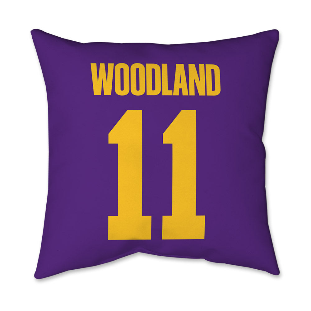 LSU - NCAA Football : PJ Woodland - Graphic Pillow 16x16-1