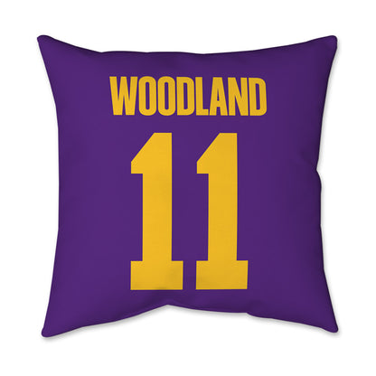 LSU - NCAA Football : PJ Woodland - Graphic Pillow 16x16-1