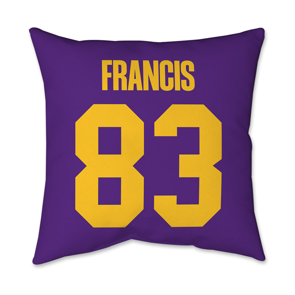 LSU - NCAA Football : TaRon Francis - Graphic Pillow 16x16-1