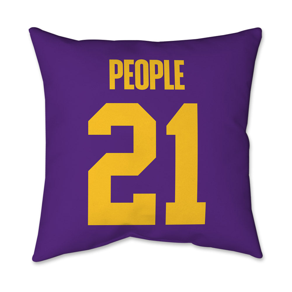 LSU - NCAA Football : Tre People - Graphic Pillow 16x16-1