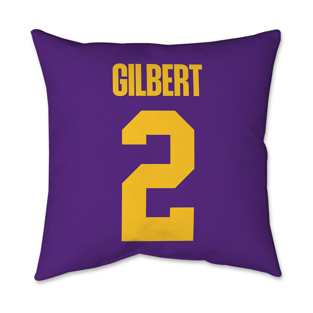 LSU - NCAA Football : Jardin Gilbert - Graphic Pillow 16x16-1
