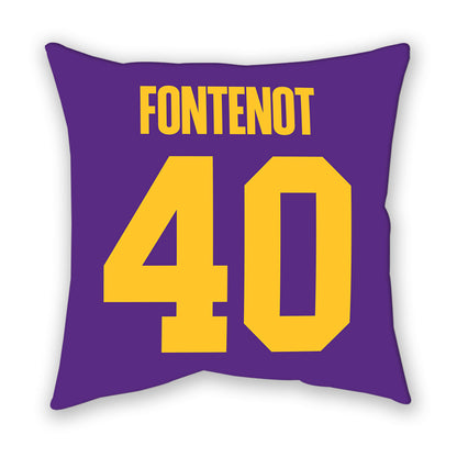 LSU - NCAA Baseball : Grant Fontenot - Graphic Pillow-1