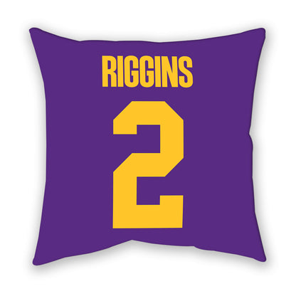 LSU - NCAA Women's Soccer : Alicia Riggins - Graphic Pillow-1