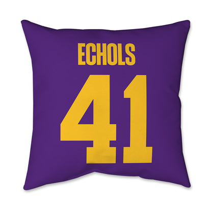 LSU - NCAA Football : Justin Echols - Graphic Pillow 16x16-1