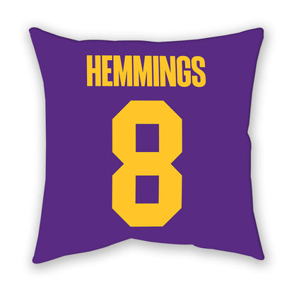 LSU - NCAA Women's Volleyball : Ella Hemmings - Graphic Pillow-1