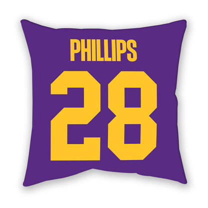 LSU - NCAA Softball : Jada Phillips - Graphic Pillow-1