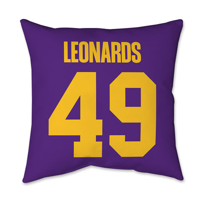LSU - NCAA Football : Gabe Leonards - Graphic Pillow 16x16-1