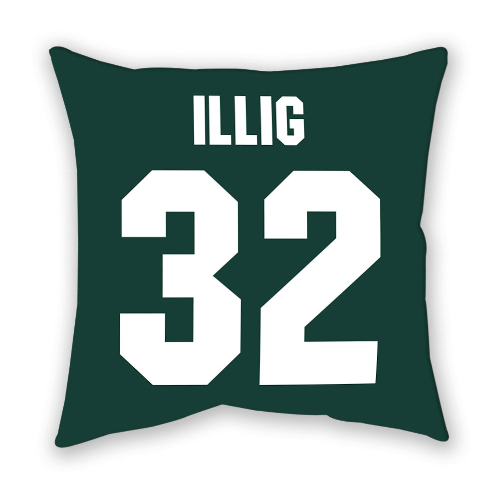 Michigan State - NCAA Women's Soccer : Maggie Illig - Pillow-1