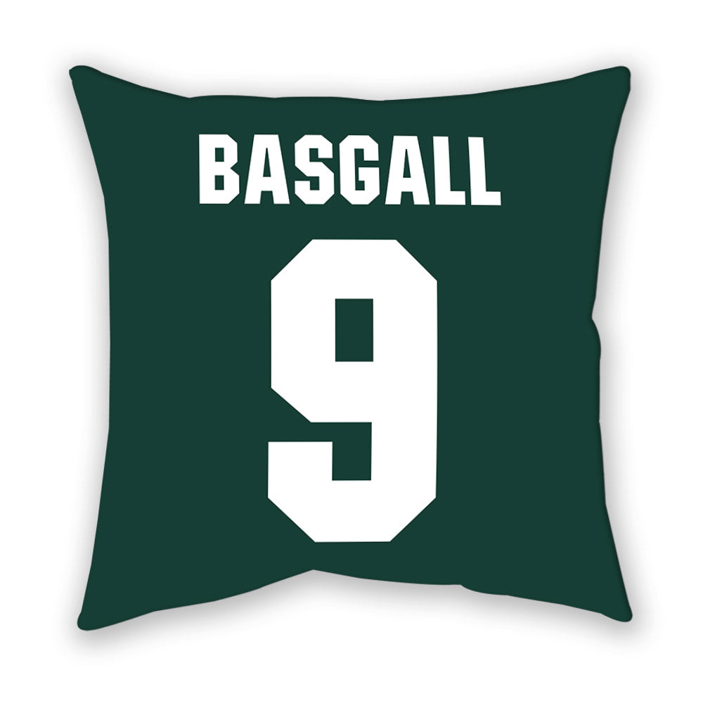 Michigan State - NCAA Men's Ice Hockey : Matthew Basgall - Pillow-1