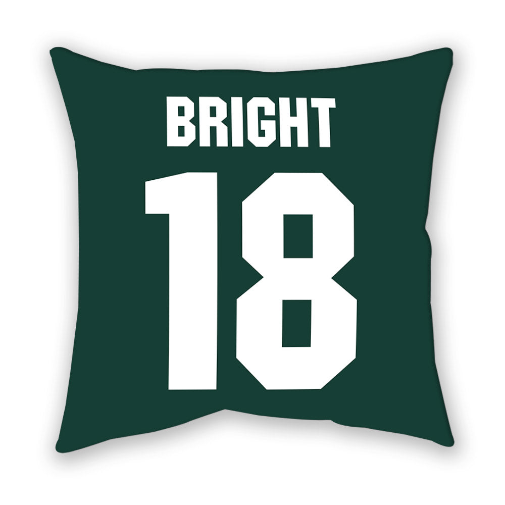 Michigan State - NCAA Baseball : Noah Bright - Pillow-1