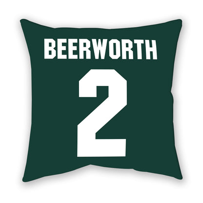 Michigan State - NCAA Women's Soccer : Sofia Beerworth - Pillow-1