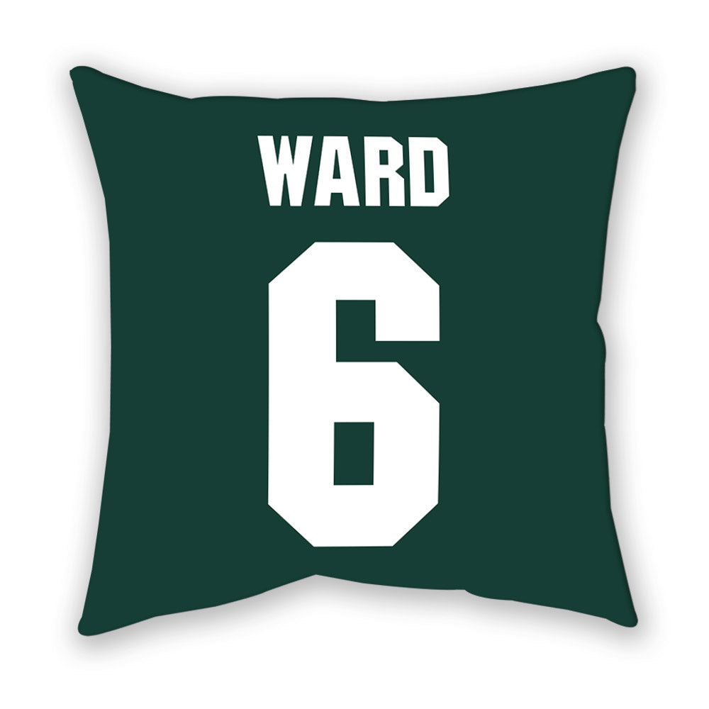 Michigan State - NCAA Men's Ice Hockey : Cole Ward - Pillow-1