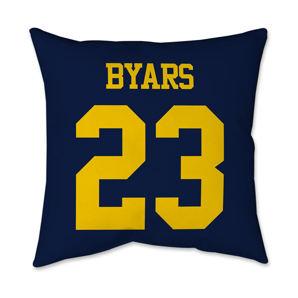 Michigan - NCAA Women's Basketball : Ciara Byars - Graphic Pillow 16x16-1