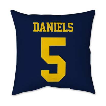 Michigan - NCAA Women's Basketball : Brooke Daniels - Graphic Pillow 16x16-1