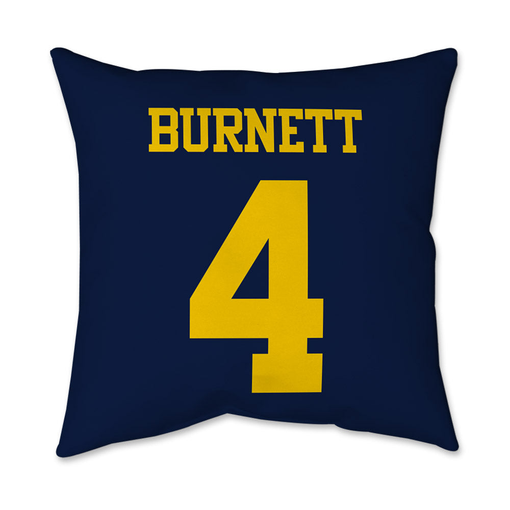Michigan - NCAA Men's Basketball : Nimari Burnett - Graphic Pillow 16x16-1