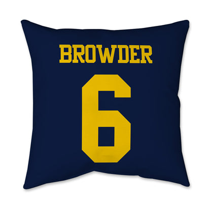 Michigan - NCAA Football : Jamar Browder - Graphic Pillow 16x16-1