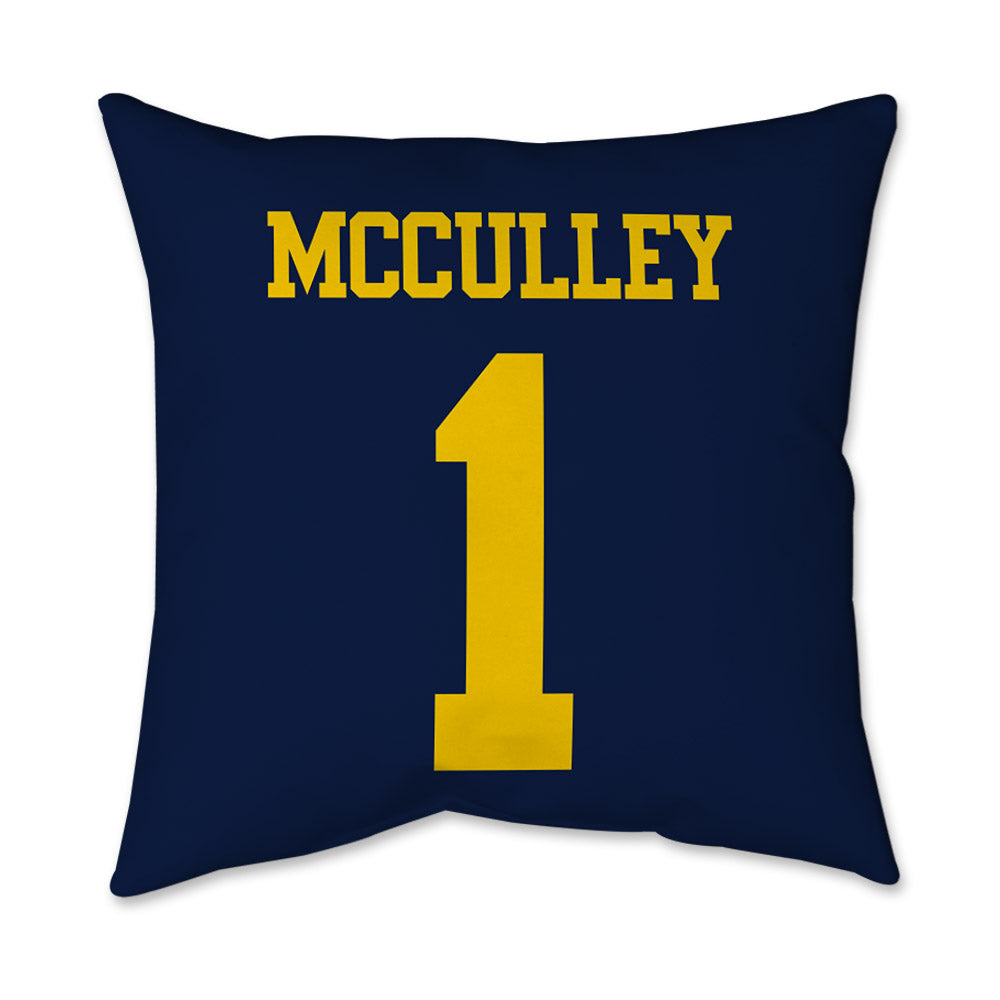 Michigan - NCAA Football : Donaven McCulley - Graphic Pillow 16x16-1