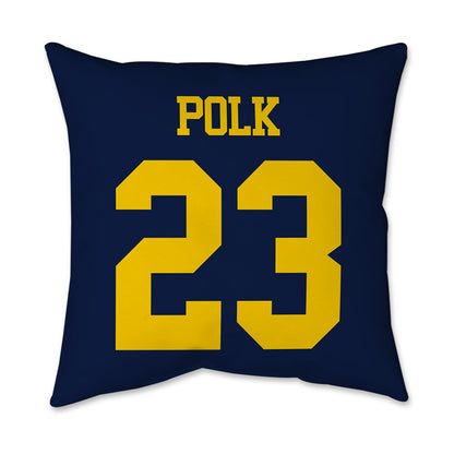 Michigan - NCAA Women's Lacrosse : Haley Polk - Graphic Pillow 16x16-1