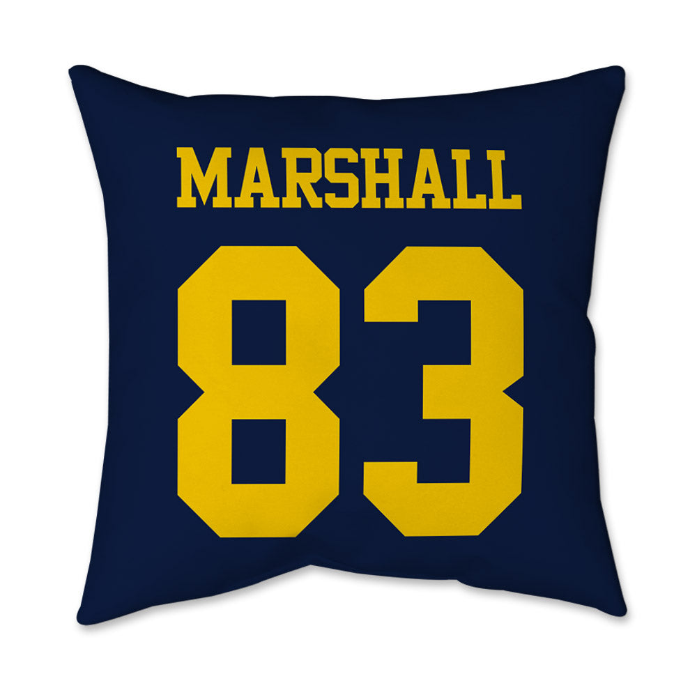 Michigan - NCAA Football : Zack Marshall - Graphic Pillow 16x16-1