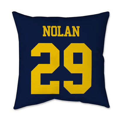 Michigan - NCAA Women's Lacrosse : Stella Nolan - Graphic Pillow 16x16-1