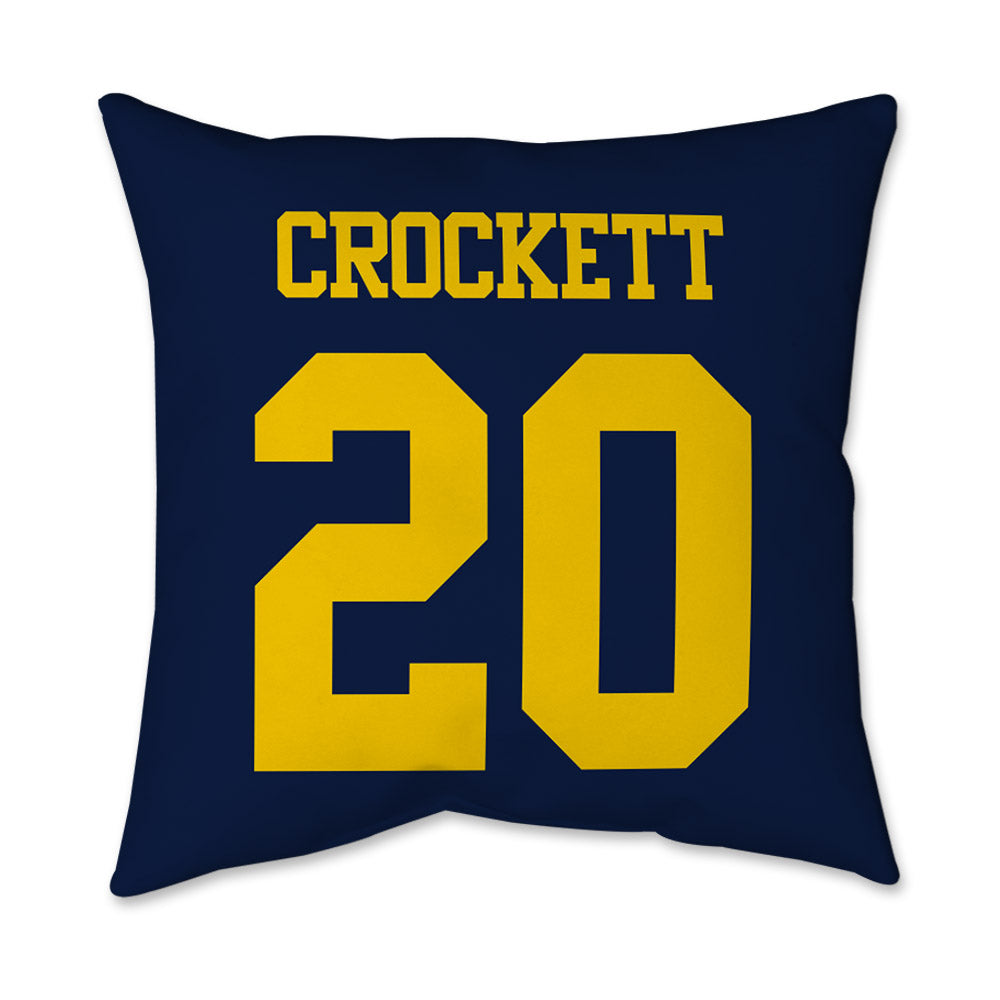 Michigan - NCAA Women's Basketball : Alyssa Crockett - Graphic Pillow 16x16-1