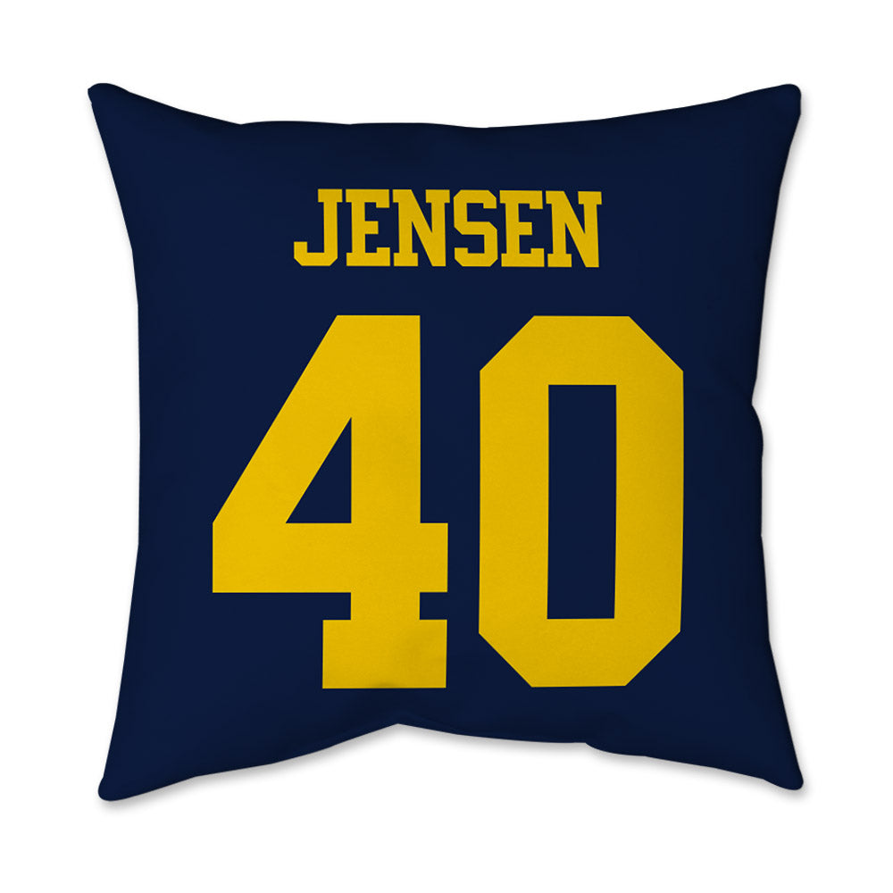 Michigan - NCAA Women's Lacrosse : Madeline Jensen - Graphic Pillow 16x16-1
