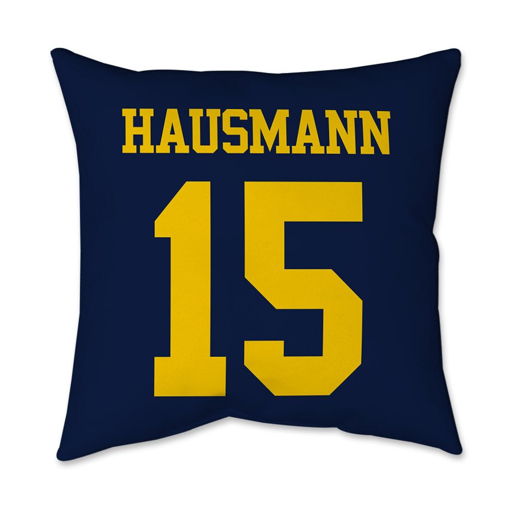 Michigan - NCAA Football : Ernest Hausmann - Graphic Pillow 16x16-1